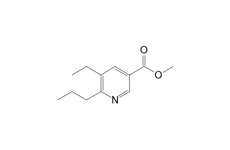 Methyl 5-ethyl-6-n-propylpyridine-3-carboxylate