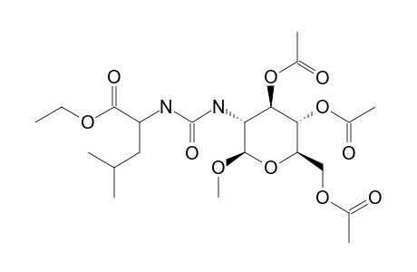 METHYL-3,4,6-TRI-O-ACETYL-2-DEOXY-2-(1-ETHYLOXYCARBONYL-1-ISOBUTYL)-METHYLUREIDO-BETA-D-GLUCOPYRANOSIDE