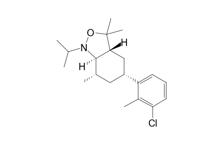 rac-(3aR,5R,7S,7aR)-5-(3-chloro-2-methylphenyl)-1-isopropyl-3,3,7-trimethyloctahydrobenzo[c]Isoxazole