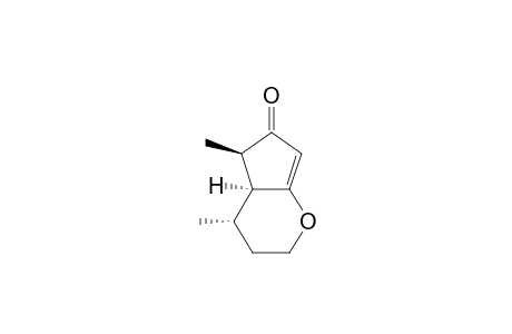 trans,cis-5,7-Dimethyl-2-oxabicyclo[4.3.0]non-9-en-8-one