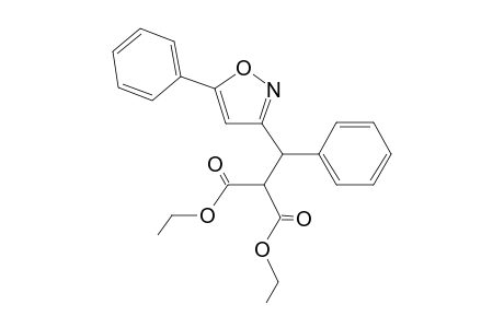 3-(2-Diethoxycarbonyl-1-phenylethyl)-5-phenylisoxazole