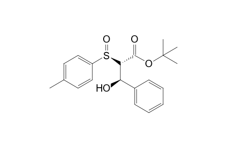 t-Butyl (2S,3R)-(-)-3-hydroxy-3-phenyl-2(S)-(p-tolylsulfinyl)propionate