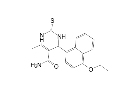 4-(4-ethoxy-1-naphthyl)-6-methyl-2-thioxo-1,2,3,4-tetrahydro-5-pyrimidinecarboxamide