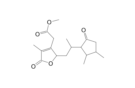 3-Furanacetic acid, 2-[2-(2,3-dimethyl-5-oxocyclopentyl)propyl]-2,5-dihydro-4-methyl-5-oxo-, methyl ester, [1[S*(S*)],2.alpha.,3.beta.]-(.+-.)-