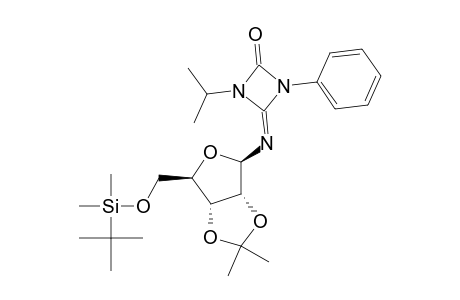 1,3-Diazetidin-2-one, 4-[[5-O-[(1,1-dimethylethyl)dimethylsilyl]-2,3-O-(1-methylethylidene)-.beta.-D-ribofuranosyl]imino]-1-(1-methylethyl)-3-phenyl-