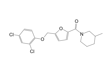 1-{5-[(2,4-dichlorophenoxy)methyl]-2-furoyl}-3-methylpiperidine