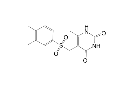 2,4(1H,3H)-pyrimidinedione, 5-[[(3,4-dimethylphenyl)sulfonyl]methyl]-6-methyl-