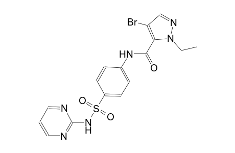 4-bromo-1-ethyl-N-{4-[(2-pyrimidinylamino)sulfonyl]phenyl}-1H-pyrazole-5-carboxamide