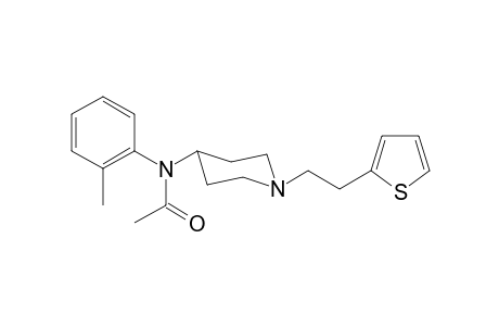 N-(2-Methylphenyl)-N-([(2-thiophen-2-yl)ethyl]piperidin-1-yl)acetamide