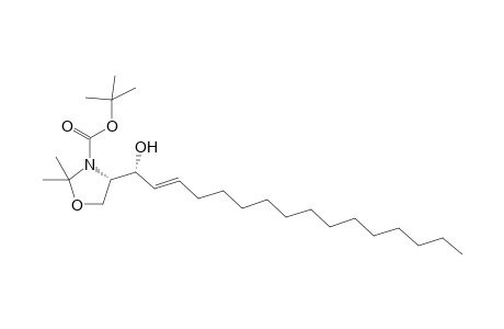 tert-Butyl (4S,1R,2'E)-4-(1'-Hydroxyhexadec-2'-enyl)-2,2-dimethyl-3-oxazolinecarboxylate