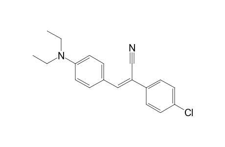 Benzeneacetonitrile, 4-chloro-.alpha.-[[4-(diethylamino)phenyl]methylene]-