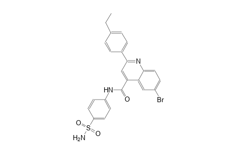 N-[4-(aminosulfonyl)phenyl]-6-bromo-2-(4-ethylphenyl)-4-quinolinecarboxamide