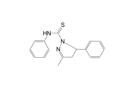 3-methyl-N,5-diphenyl-4,5-dihydro-1H-pyrazole-1-carbothioamide