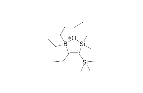 1,4,5,5-Tertaethyl-2,5-dihydro-2,2-dimethyl-3-(trimethylsilyl)-1,2,5-oxoniasilaboratole