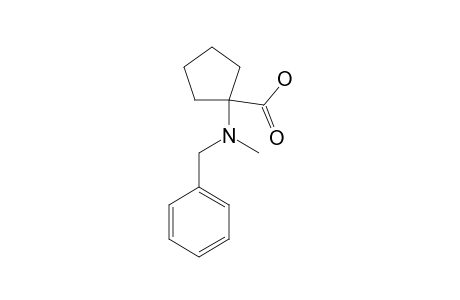 1-(benzyl-methyl-amino)cyclopentane-1-carboxylic acid