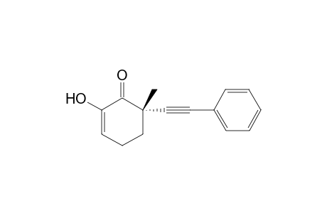 2-Hydroxy-6-methyl-6-(phenylethynyl)cyclohex-2-enone