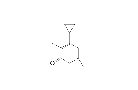 3-cyclopropyl-2,5,5-trimethylcyclohex-2-en-1-one
