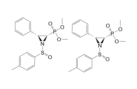 DIMETHYL-(S(S),2S,3R)-(-)-N-(PARA-TOLUENE-SULFINYL)-3-PHENYLAZIRIDINE-2-PHOSPHONATE
