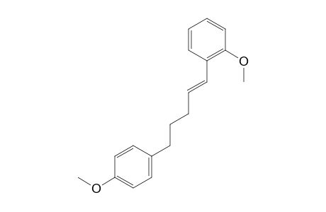 (E)-1-Methoxy-2-(5-(4-methoxyphenyl)pent-1-en-1-yl)benzene