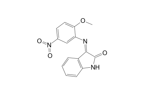 3-(2-Methoxy-5-nitro-anilino)indol-2-one