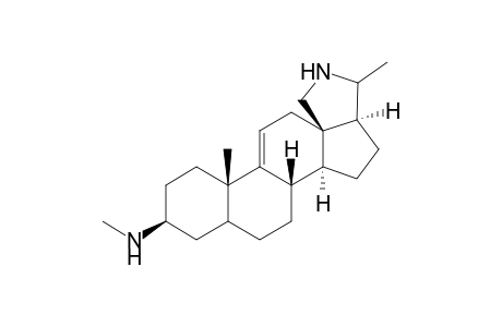 23-Norcon-9(11)-enin-3-amine, N-methyl-, (3.beta.)-