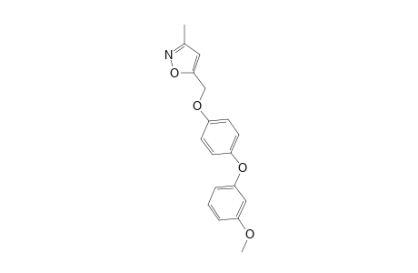 Isoxazole, 5-[[4-(3-methoxyphenoxy)phenoxy]methyl]-3-methyl-