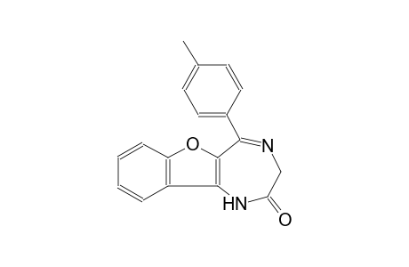 2H-benzofuro[3,2-e][1,4]diazepin-2-one, 1,3-dihydro-5-(4-methylphenyl)-