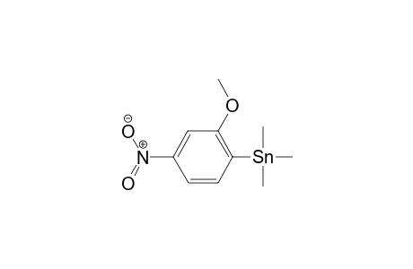 (2-Methoxy-4-nitrophenyl)trimethylstannane
