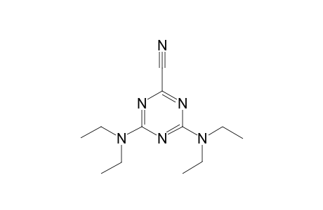 4,6-bis(diethylamino)-1,3,5-triazine-2-carbonitrile