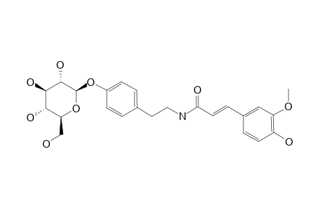N-TRANS-FERULOYL-TYRAMINE-4'''-O-BETA-D-GLUCOPYRANOSIDE