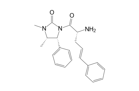 (2S,4E,4'S,5'R)-2-Amino-1-(3',4'-dimethyl-2'-oxo-5'-phenyl-1'-imidazolyldinyl)-5-phenyl-4-penten-1-one