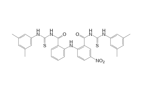 2-thio-1-{o-{2-{[2-thio-3-(3,5-xylyl)ureido]carbonyl}-4-nitroanilino}benzoyl}-3-(3,5-xylyl)urea