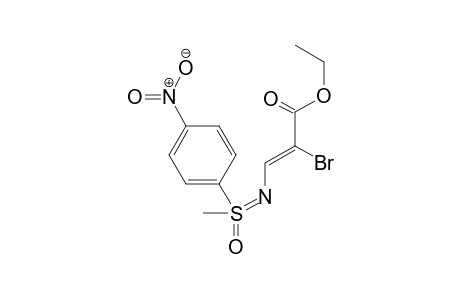 (Z)-N-(2- Bromo-2-ethoxycarbonyl)vinyl-S-(4-nitrophenyl)-S-methyl sulfoximine