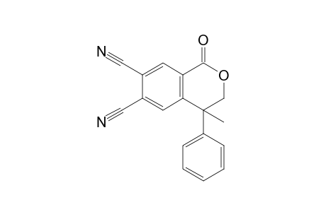 6,7-Dicyano-4-methyl-4-phenyl-3,4-dihydroisocumarin