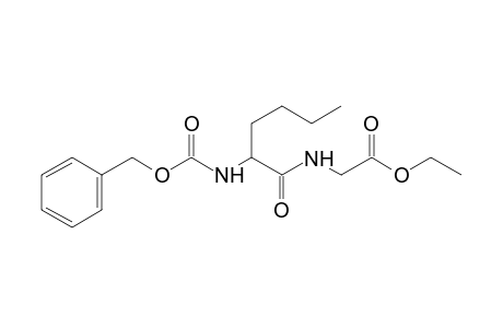 N-(N-carboxy-DL-norleucyl)glycine, N-benzyl ethyl ester