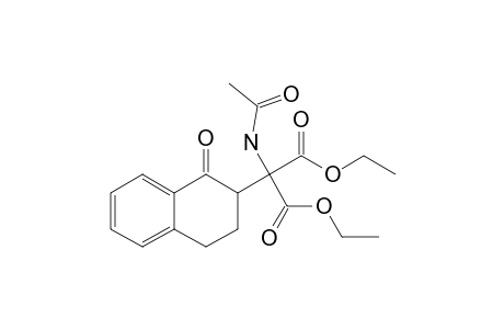 DIETHYL-2-(ACETYLAMINO)-2-(1-OXO-1,2,3,4-TETRAHYDRO-2-NAPHTHALENYL)-MALONATE