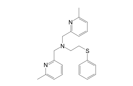 2-BIS-(6-METHYL-2-PYRIDYLMETHYL)-AMINO-1-(PHENYLTHIO)-ETHANE