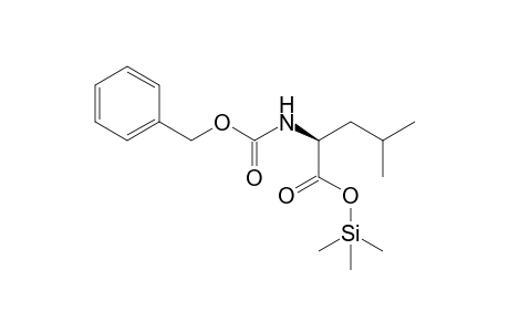 N-carbobenzyloxyl-leucine, 1TMS