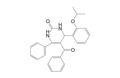 5-benzoyl-4-(2-isopropoxyphenyl)-6-phenyl-3,4-dihydro-2(1H)-pyrimidinone