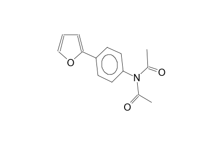 N,N-diacetyl-4-(2-furyl)aniline