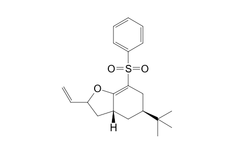 (3aR,5S)-5-tert-Butyl-7-phenylsulfonyl-2-vinyl-2,3,3a,4,5,6-hexahydro-2,3-benzofuran