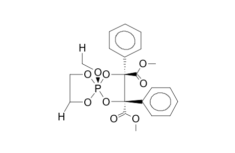 TRANS-2-METHOXY-2,2-ETHYLENEDIOXY-4,5-DIPHENYL-4,5-DICARBOMETHOXY-SPIRO-1,3,2-DIOXAPHOSPHOLANE