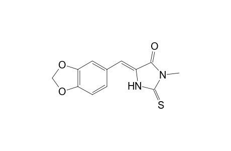 (5Z)-3-methyl-5-piperonylidene-2-thioxo-4-imidazolidinone