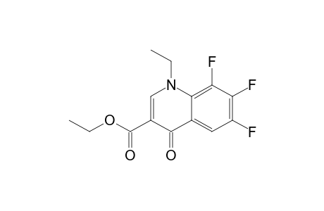 6,7,8-TRIFLUORO-1,4-DIHYDRO-1-ETHYL-4-OXOQUINOLINE-3-CARBOXYLIC-ACID-ETHYLESTER