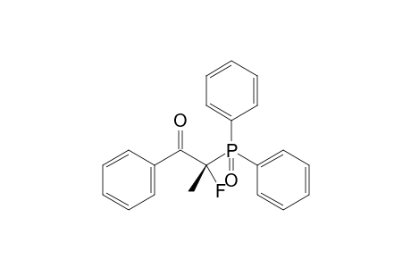 (2S)-2-diphenylphosphoryl-2-fluoro-1-phenyl-propan-1-one