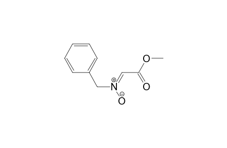Acetic acid, [(phenylmethyl)imino]-, methyl ester, N-oxide, (E)-