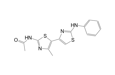N-(4'-methyl-2-(phenylamino)-[4,5'-bithiazol]-2'-yl)acetamide