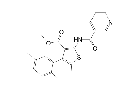 methyl 4-(2,5-dimethylphenyl)-5-methyl-2-[(3-pyridinylcarbonyl)amino]-3-thiophenecarboxylate