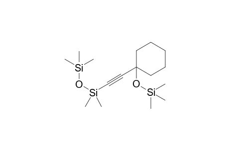 2-dimethyl(trimethylsiloxy)silylethynyl-1-(trimethylsiloxy)cyclohexane