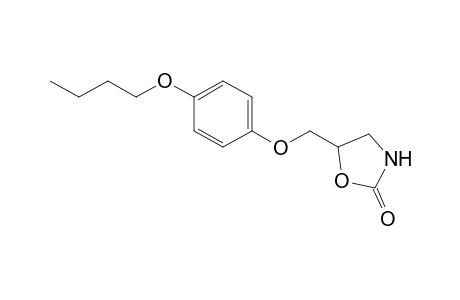 5-(p-butoxyphenoxymethyl)-2-oxazolidinone